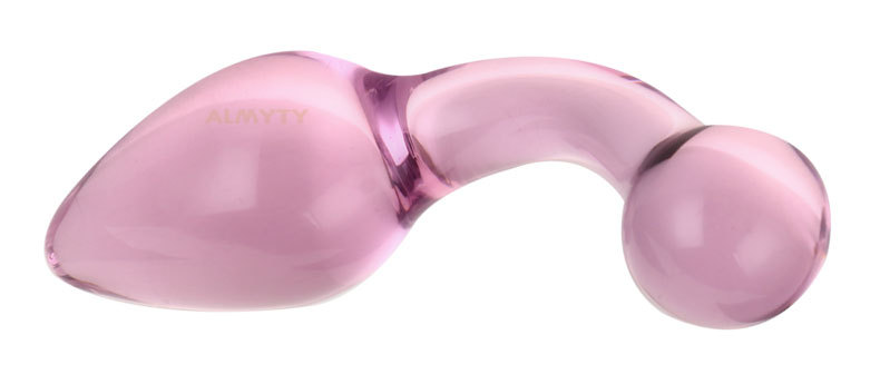 Luxury Pink Crystal Glass Anal Buttplug Set With Prostate Massager Anal Dildo Beads Sex Toys For Men And Women - 16