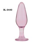 Pink Crystal Buttplug Set Anal Glass Dildo Plug Dilatador Beads Balls Prostata Massage Sex Toys For Women Men - 4
