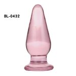 Pink Crystal Buttplug Set Anal Glass Dildo Plug Dilatador Beads Balls Prostata Massage Sex Toys For Women Men - 5
