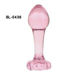 Pink Crystal Buttplug Set Anal Glass Dildo Plug Dilatador Beads Balls Prostata Massage Sex Toys For Women Men - 6
