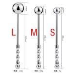 Metal Long Butt Plug Big Anal Beads Sex Toys Small Medium Prostate Massager Adult For Woman Men - 5