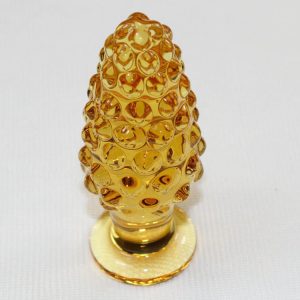 Gold Color Glass Anal Plug Crystal Butt With Many Points To Add Pleasure Balls Toys