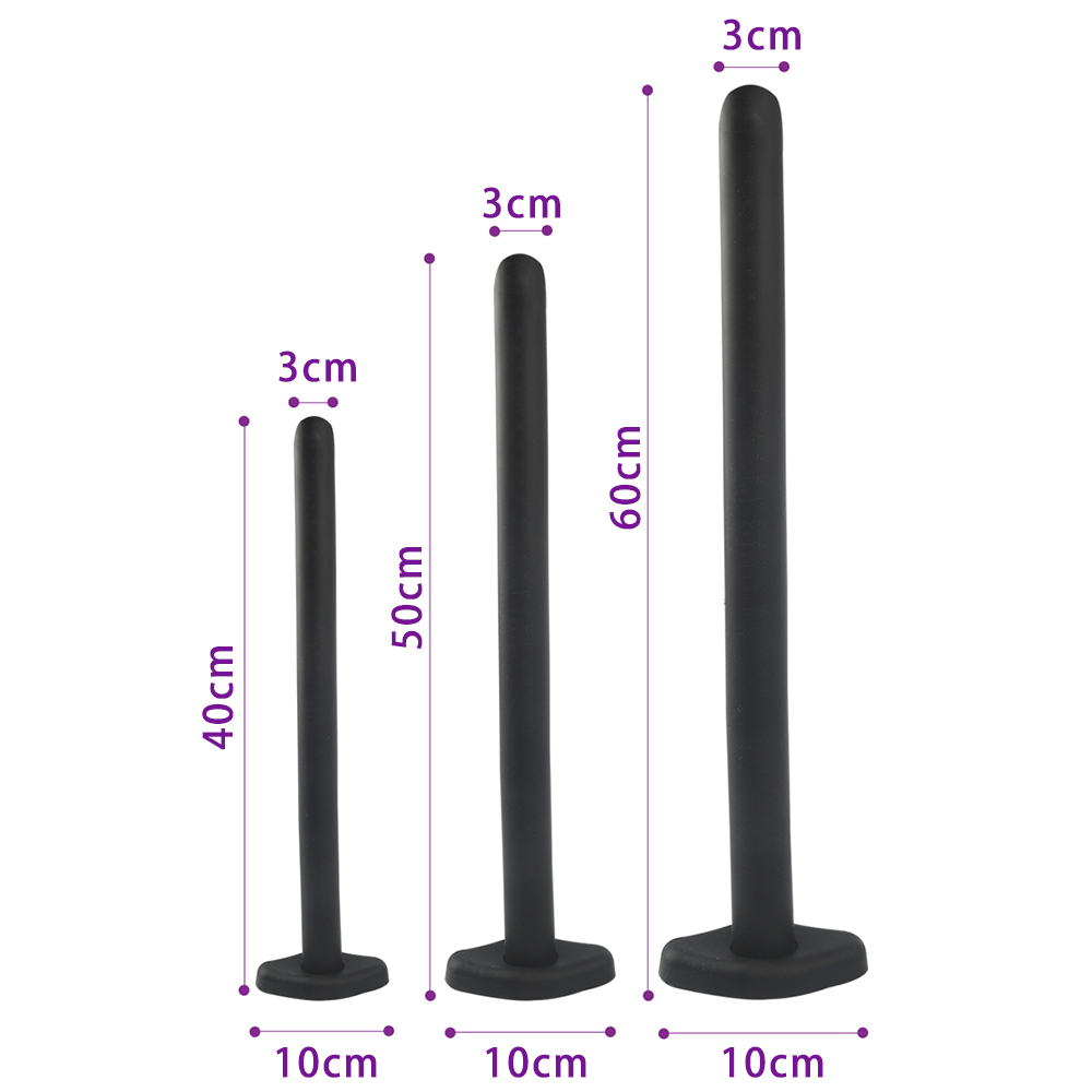 Silicone Long Dildo Anal Plug 405060cm Erotic Prostate Massager For Men Women Gay Sex Toy - 1
