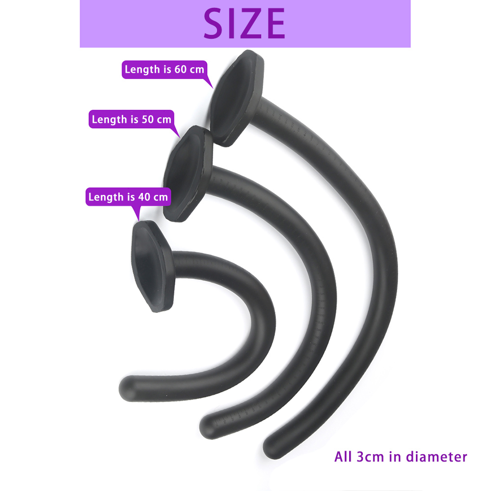 Silicone Long Dildo Anal Plug 405060cm Erotic Prostate Massager For Men Women Gay Sex Toy - 8