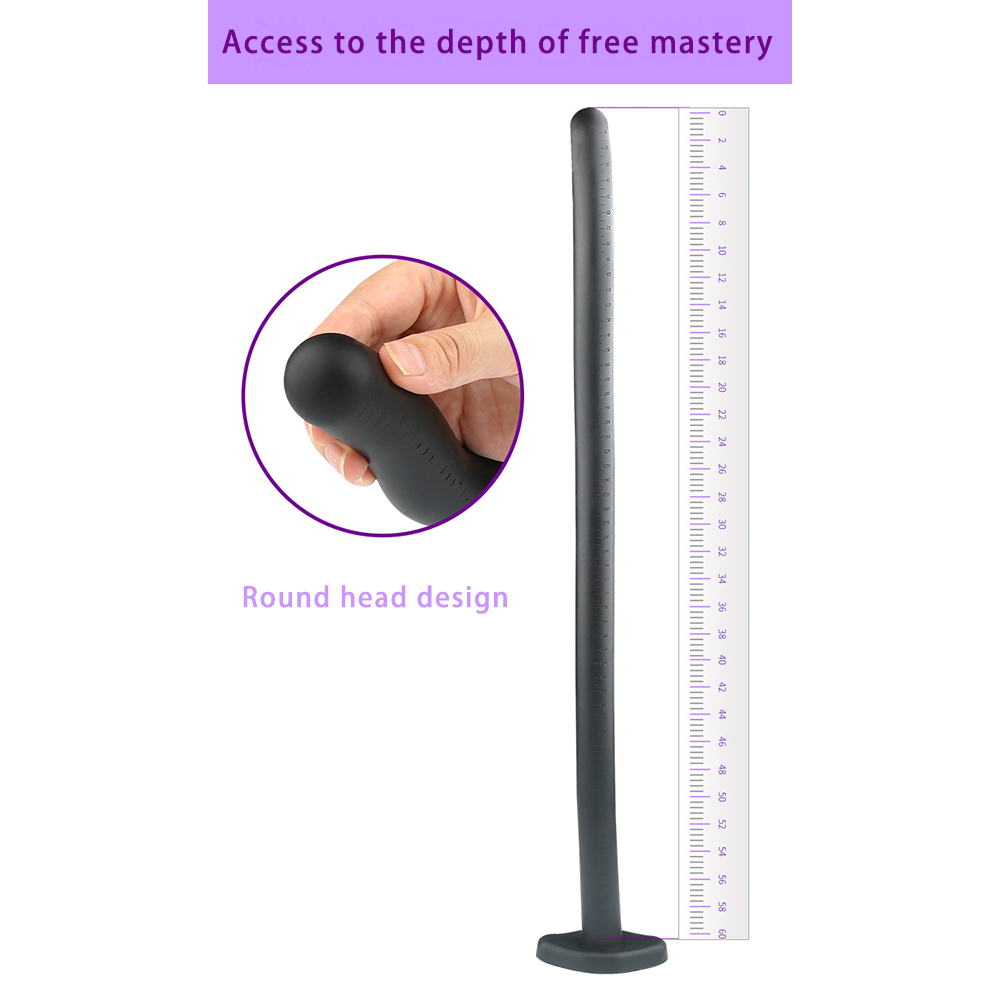 Silicone Long Dildo Anal Plug 405060cm Erotic Prostate Massager For Men Women Gay Sex Toy - 9