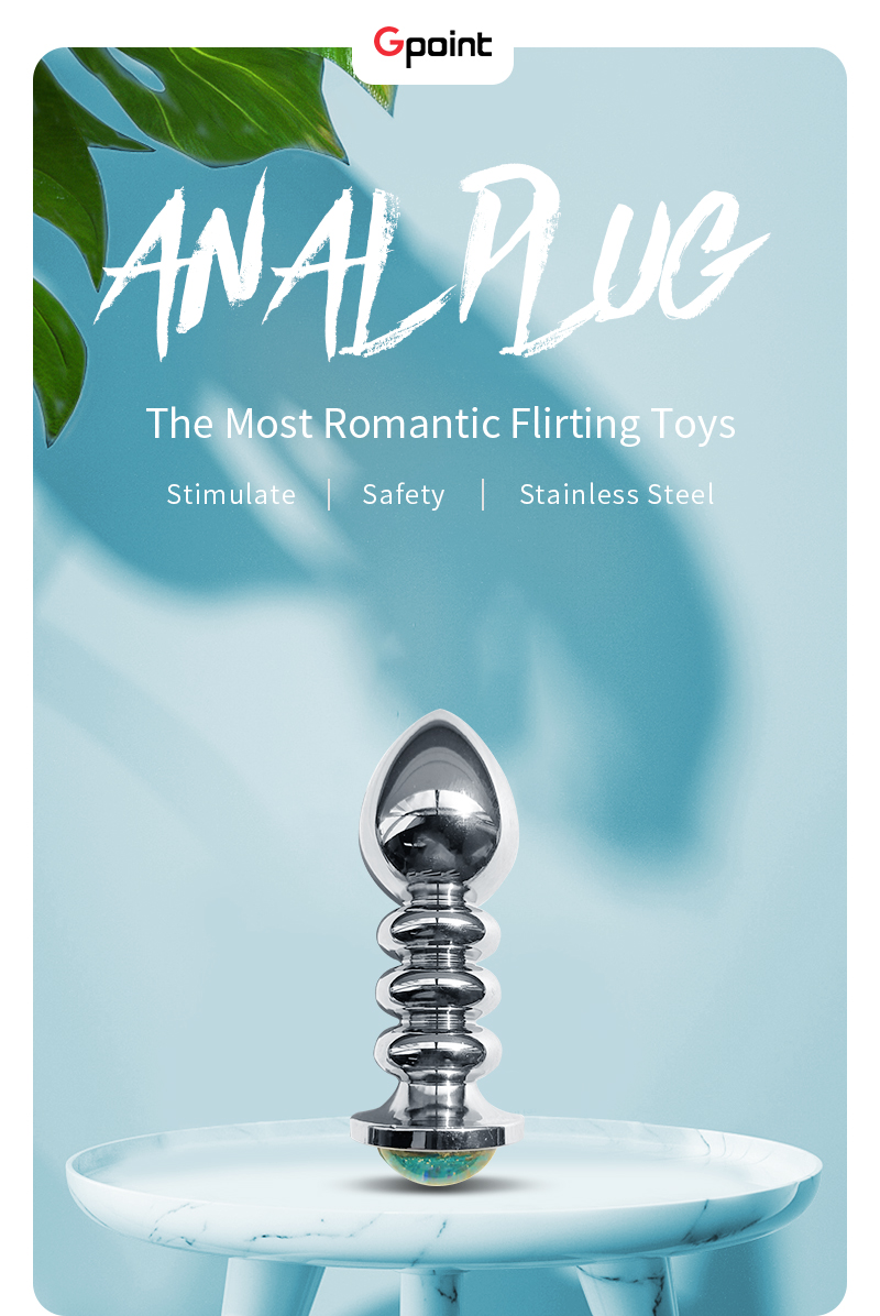 Metal Screw Thread Butt Plug Luxury Bdsm Adult Toy For Men Women Gay Lesbian 18 Anal Pleasure Product - 1