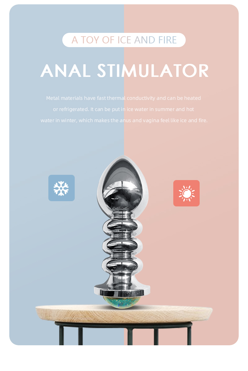 Metal Screw Thread Butt Plug Luxury Bdsm Adult Toy For Men Women Gay Lesbian 18 Anal Pleasure Product - 5