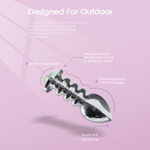 Gpoint Screw Thread Butt Plug Luxury Metal Bdsm Toys For Male Woman Lesbian Sex Toy Gay Anal Plugs Adult 18 Plus Products - 2