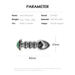 Gpoint Screw Thread Butt Plug Luxury Metal Bdsm Toys For Male Woman Lesbian Sex Toy Gay Anal Plugs Adult 18 Plus Products - 6