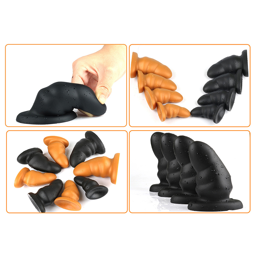 Large Silicone Dildo Anal Plug Vaginal Stimulator Adult Masturbation Toy With Strong Suction Base - 7