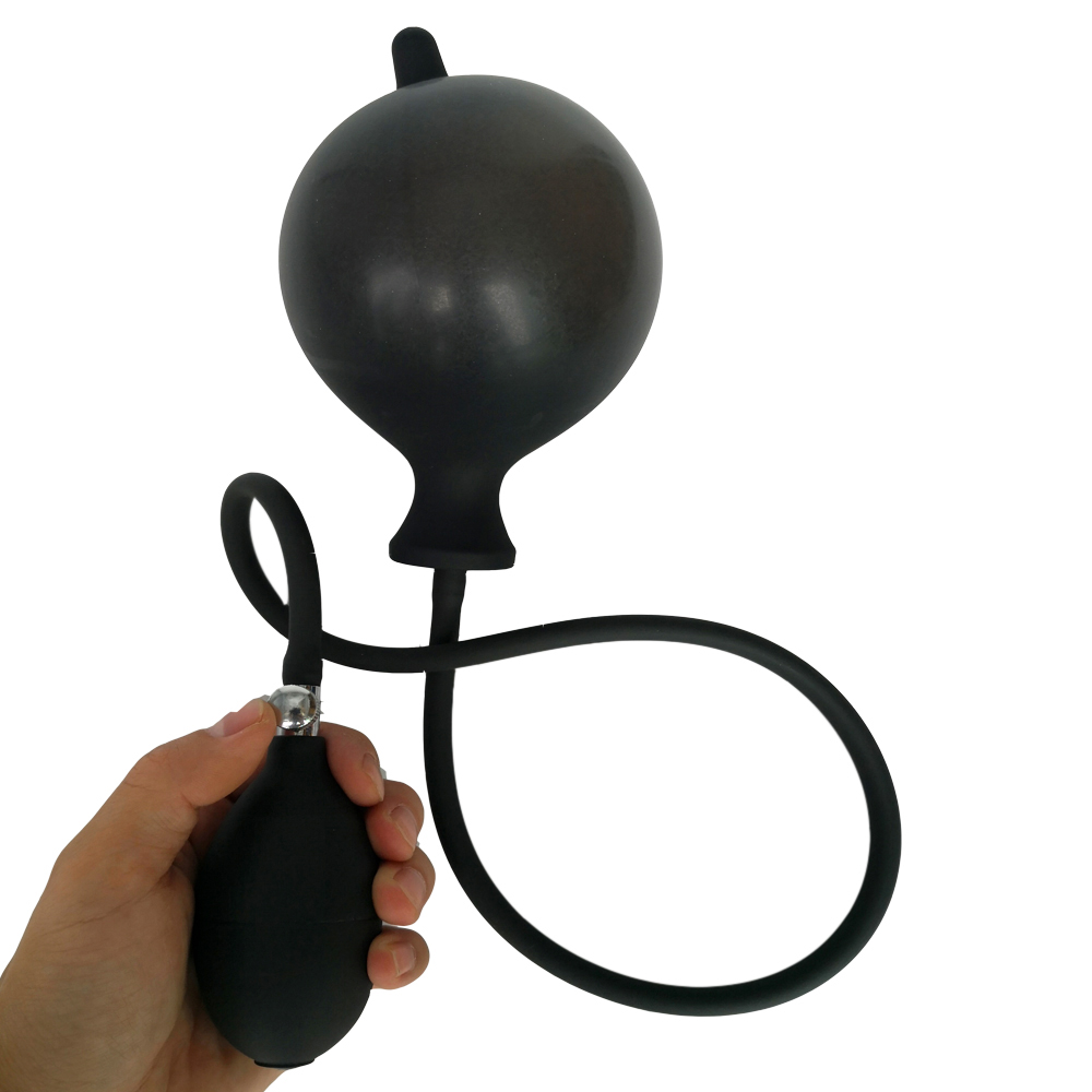 Amaboom Max 12cm Extralarge Inflatable Expandable Anal Plug Huge Dildo Pump Quality Silicone Butt Balls Adult Sex Toy - 4