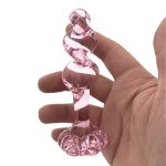 Screw Glass Butt Plug G Spot Massage Anal Prostaat Stimulator For Women Sex Toy Buttplug - 2