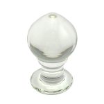Diameter 62mm Big Anal Plug Transparent Crystal Glass Adult Sex Toys For Men Gay Massage Butt