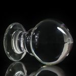 Diameter 62mm Big Anal Plug Transparent Crystal Glass Adult Sex Toys For Men Gay Massage Butt - 4