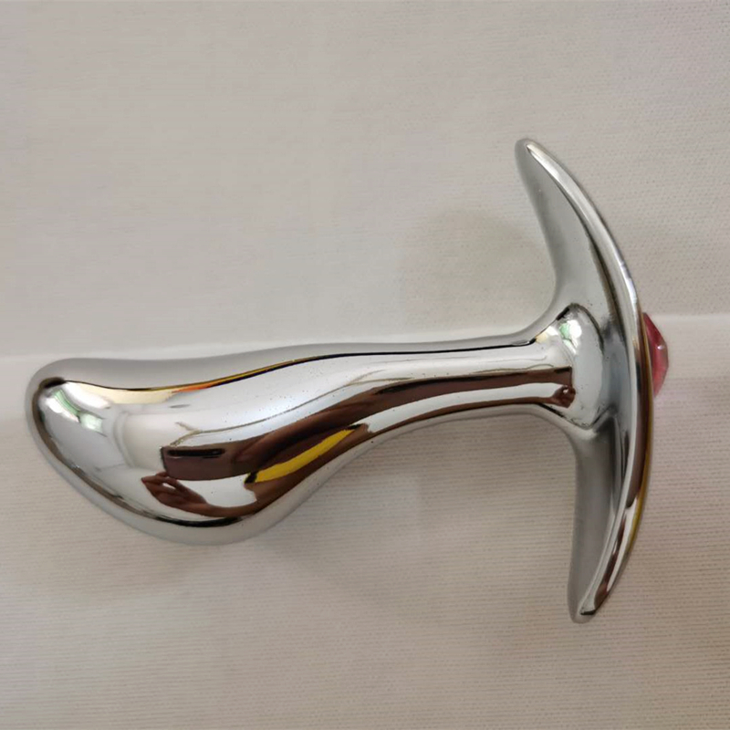 3pc Set Crystal Jewelry Metal Anal Plug Boat Anchor Design Adult Gspot Prostate Massager Erotic Pleasure Toys - 4