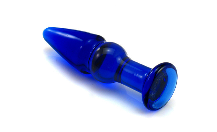 4piece Luxury Blue Glass Anal Plug Set Adult Sex Toy With Unique Stimulation Beads For Enhanced Pleasure - 9