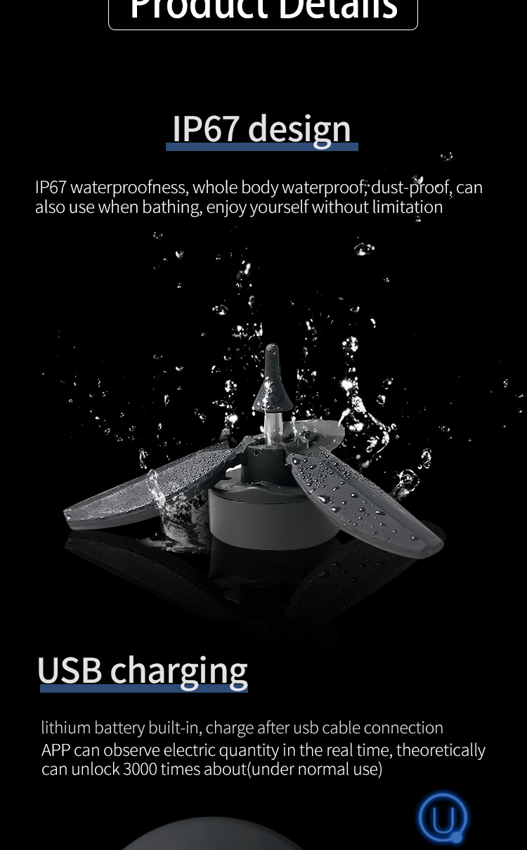 Remote Controlled Silicone Vibrator Anal Plug Massager Unisex Chastity Lock Sex Toy For Pleasure - 5