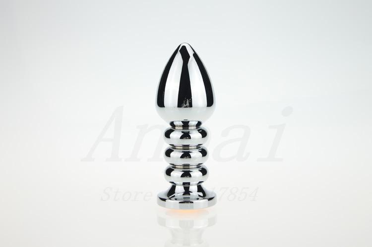 Large 168g Metallic Crystalembellished Butt Plug Anal Beads 13 Colors Adult Sex Toys For Men And Women - 3
