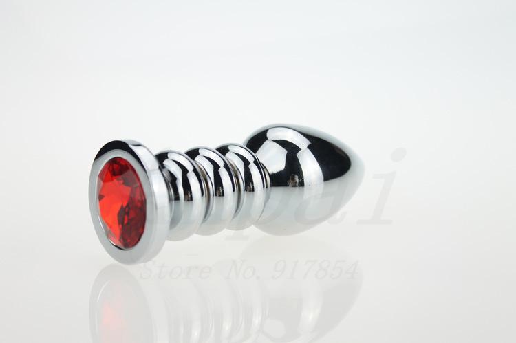 Large 168g Metallic Crystalembellished Butt Plug Anal Beads 13 Colors Adult Sex Toys For Men And Women - 11