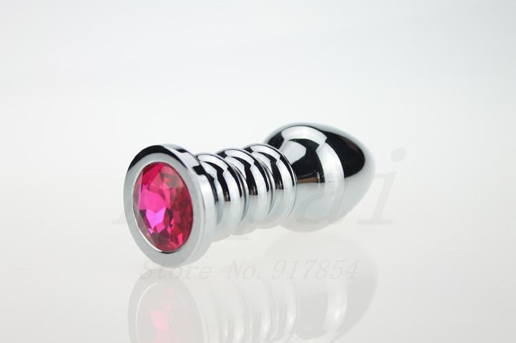 Large 168g Metallic Crystalembellished Butt Plug Anal Beads 13 Colors Adult Sex Toys For Men And Women - 12