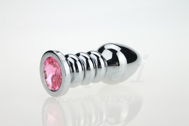 Large 168g Metallic Crystalembellished Butt Plug Anal Beads 13 Colors Adult Sex Toys For Men And Women - 13