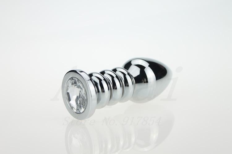 Large 168g Metallic Crystalembellished Butt Plug Anal Beads 13 Colors Adult Sex Toys For Men And Women - 14