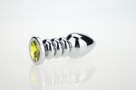 168g Large Size Metal Jeweled Huge Butt Plug Steel Crystal Anal Beads 13 Color For Choose Adult Sex Toys Women And Men - 5