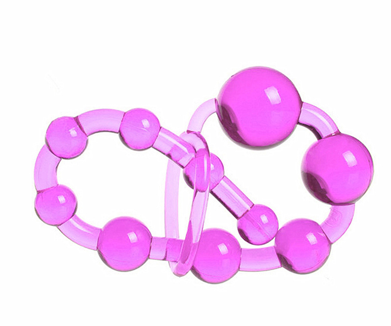 A21 Quality 10bead Anal Plug Womens Pleasure Enhancing Sex Toy Vaginal Anal Stimulation Long Pull Ring - 8