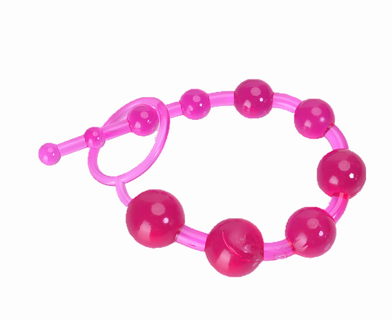 A21 Quality 10bead Anal Plug Womens Pleasure Enhancing Sex Toy Vaginal Anal Stimulation Long Pull Ring - 11