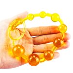 A21 Anal Plug 10 Beads Orgasm For Women Butt Vagina Sex Toys Long Clit Anus Pull Ring Ball - 5