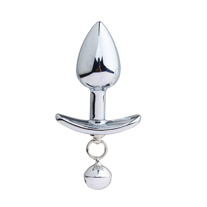 Metal Anal Dildo Plug With Leash Chain Prostate Massager Adult Pleasure Tool For Couples Men Women Big Bead Masturbator - 5