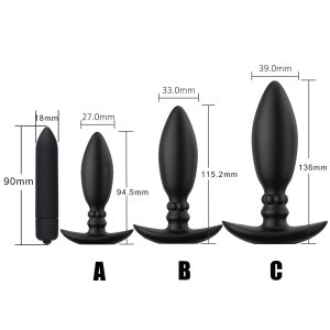 Adult Butt Plug Trainer Kit For Comfortable Long-term Wear Silicone Anal Plugs Set Training With Flared Base Prostate Massager - 2