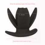 Hollow Anal Speculum Plug Dilatador Gay Sex Toys Silicone Ass Butt Plugs For Couples Buttplug - 4
