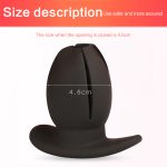 Hollow Anal Speculum Plug Dilatador Gay Sex Toys Silicone Ass Butt Plugs For Couples Buttplug - 5