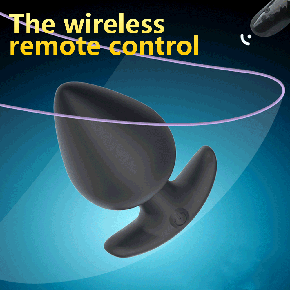 Prostate Massager Silicone Anal Plug Vibrator With Remote Control Outdoor Sex Toy For Masturbation Heartshaped Butt Plug - 8