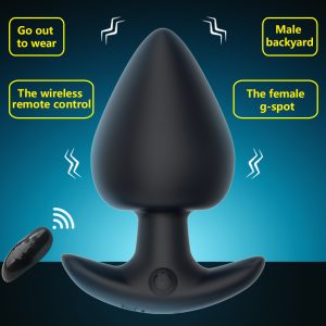 With Remote Control Anal Plug Outdoor Sex Toys Vibrator Prostate Massager Silicone Heart Shape Butt For Masturbator