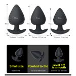 With Remote Control Anal Plug Outdoor Sex Toys Vibrator Prostate Massager Silicone Heart Shape Butt For Masturbator - 4