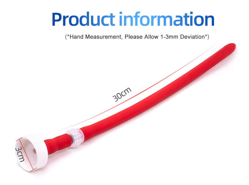 Antireflux Enema Hose Soft Anal Douche Cleaner Vaginal Wash Bidet Anus Shower Nozzle Pipe Enemator - 13