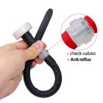 Anti-reflux Enema Hose Anal Cleaner Tube Soft Douche Ass Shower Bidet Anus Vagina Wash Enemator Nozzle Pipe - 3