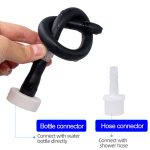 Anti-reflux Enema Hose Anal Cleaner Tube Soft Douche Ass Shower Bidet Anus Vagina Wash Enemator Nozzle Pipe - 5