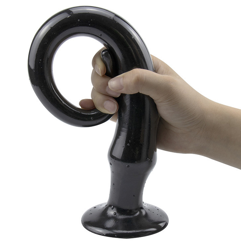 Ultrasoft Extralong Anal Plug Large Prostate Massager Sex Toys For Men Women Strapon Dildo With Whip Tail - 9