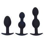 Orissi Silicone Steel Ball Rear Court Anal Plug Three-piece Adult Products For Both Men And Women Best-selling Appliances