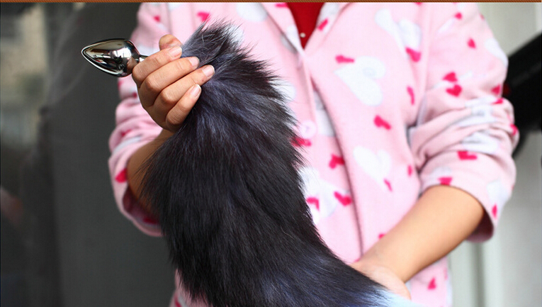 Metal Fox Tail Anal Plug For Adult Couples Play Fetish Sex Toy Anus Expansion Tool For Women - 1