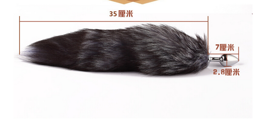 Metal Fox Tail Anal Plug For Adult Couples Play Fetish Sex Toy Anus Expansion Tool For Women - 2