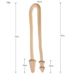 Super Long Anal Plug Dildo Double Ended Dragon Sex Toys For Couples Lesbian Adult Masturbator Dildos Women Butt Soft - 6