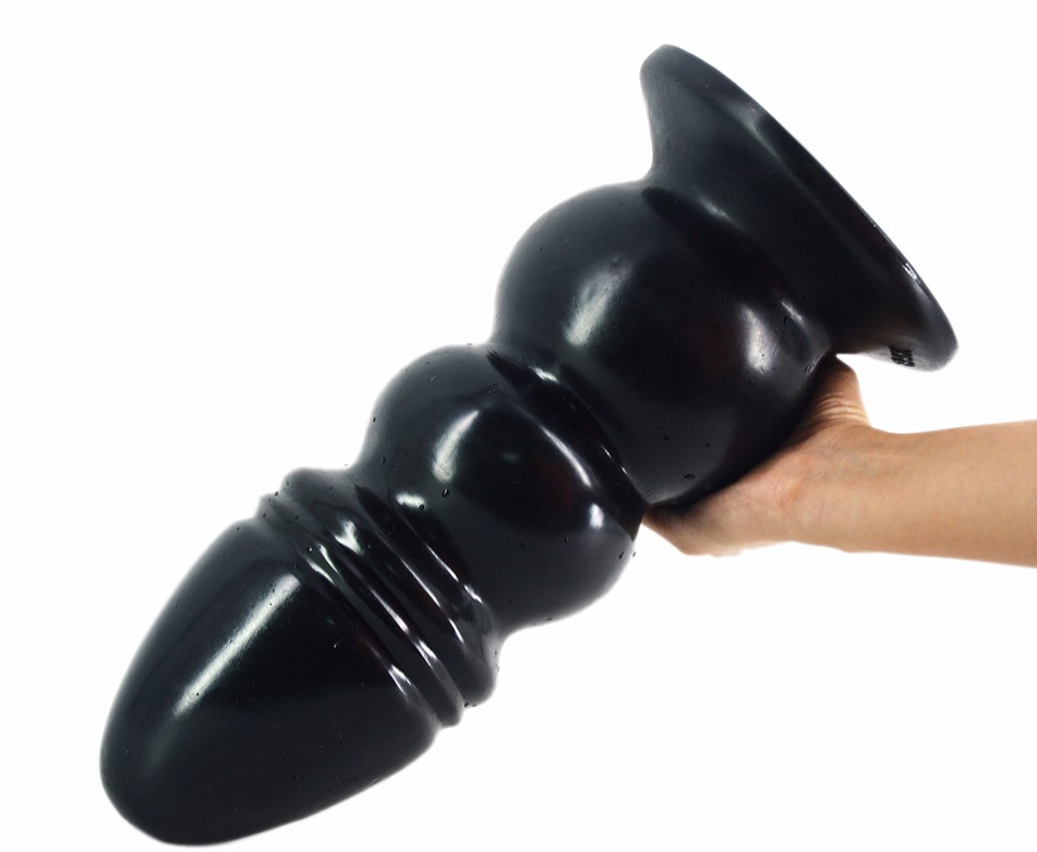 Extra Large Silicone Anal Plug Suction Cup Base Giant Dildo Buttplug Vaginal Expander Female Intimate Sex Toys - 3