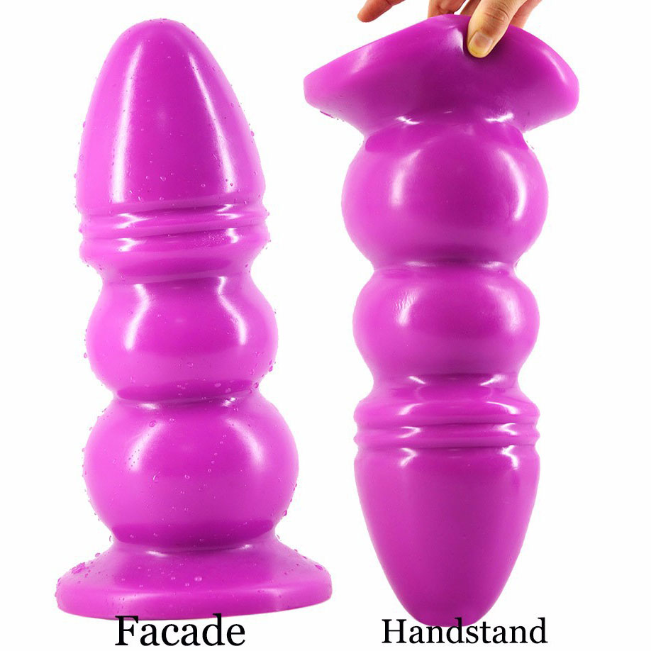 Extra Large Silicone Anal Plug Suction Cup Base Giant Dildo Buttplug Vaginal Expander Female Intimate Sex Toys - 10