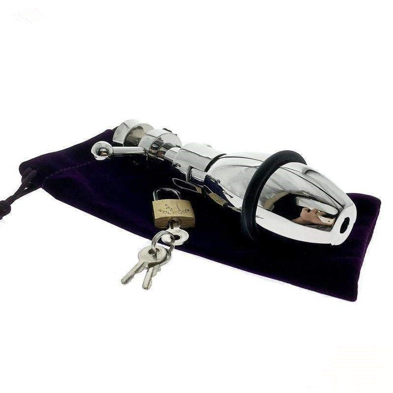 Ultimate Stainless Steel Expanding Butt Trainer Large Anal Plug With Secure Lock For Enhanced Pleasure - 2