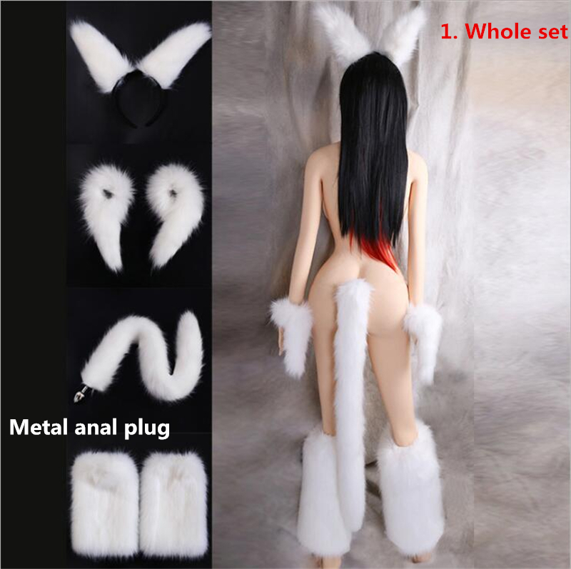 Fox Tail Metallic Anal Plug For Adults Erotic Bdsm Cosplay Sex Toy Couples Flirting Game Accessory - 6