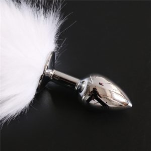 Sexy Fox Tail Metallic Anal Plug Suit Sm Cosplay Adult Games Couple Flirting Sex Toy Products Shop - 2